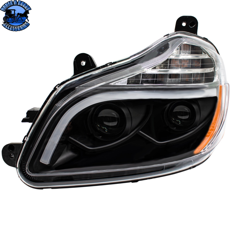 Blackout 8 LED Projection Headlight For 2013-2021 Kenworth T680 (Choose Side)
