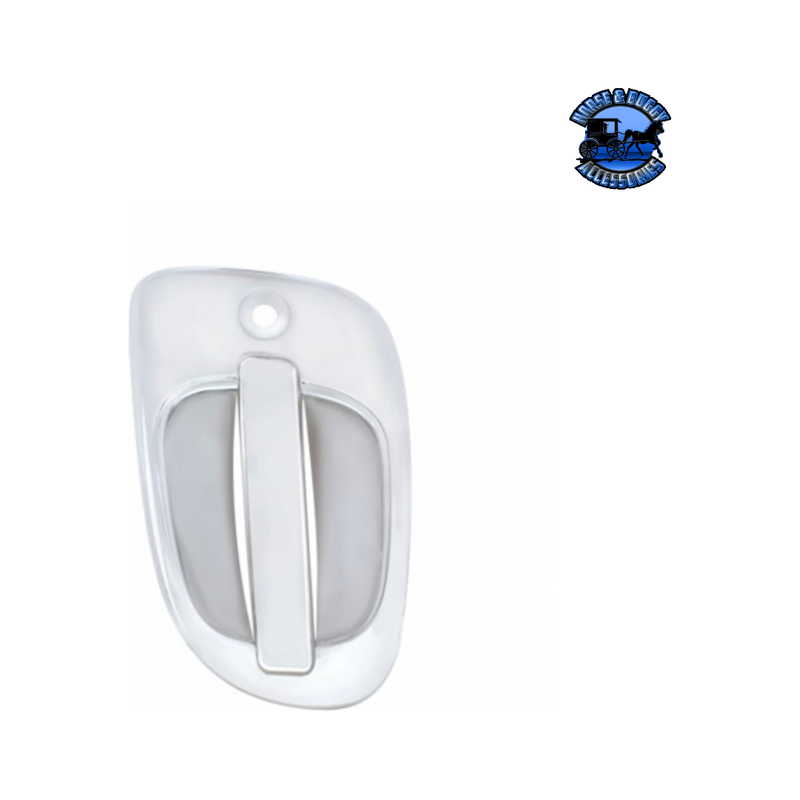 CHROME PLASTIC EXTERIOR DOOR HANDLE COVER FOR FREIGHTLINER CASCADIA (2008-2017) AND M2 (2004+) (Choose Side) DOOR HANDLE COVER Passenger's Side Light Gray