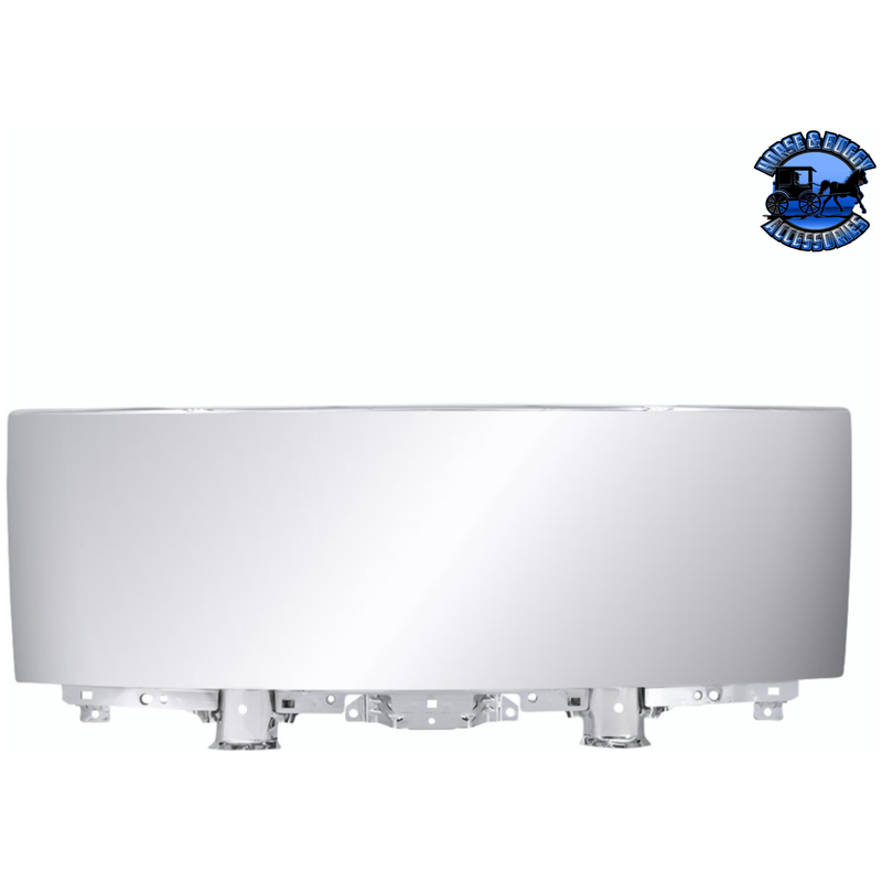 STEEL FRONT PANEL ASSEMBLY FOR 2008-2024 ISUZU NPR (ELF 200/300)-CHROME #21624 body panel Light Gray