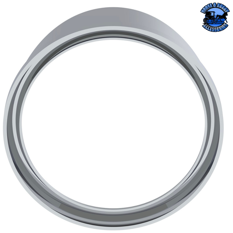 SPEED/TACHOMETER GAUGE BEZEL FOR 1997-2010 FREIGHTLINER CENTURY (Choose Visor) Speed/Tachometer Gauge Bezel With Dark Gray