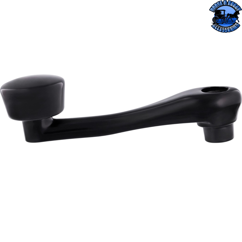 24038  Black Die-Cast Window Crank With 3/8” Square Adapter - Plain