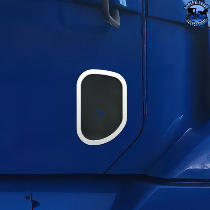Midnight Blue Chrome Exterior View Window Trim For Freightliner #40899 Exterior Window Trim