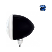 BLACK GUIDE HEADLIGHT 9007 BULB WITH LED HALO RIM (Choose Color) HEADLIGHT Amber,White Black