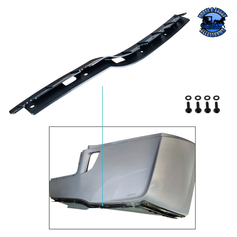 INNER AIR DAM BUMPER CARRIER FOR 2018-2024 FREIGHTLINER CASCADIA (Choose Side) Inner Air Dam Driver's Side,Passenger's Side Dark Gray