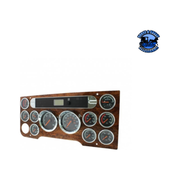 Chrome Plastic Speed/Tachometer Gauge Bezel With Visor For 2008-2017 Freightliner Cascadia #42371 Gauge Bezel Dark Slate Gray