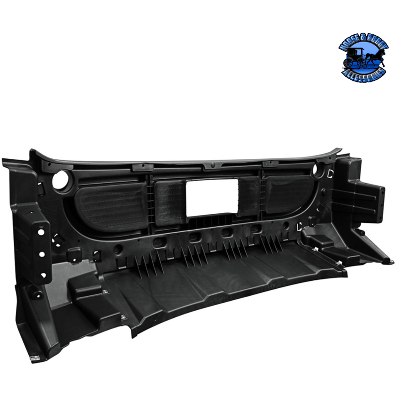 Center Bumper Assembly Without Chrome Trim & Tow Holes For 2008-2017 Freightliner Cascadia #20481 Center Bumper Black