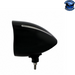 Black Black "BILLET" Style Groove Headlight Housing With Visor #31498 HEADLIGHT