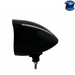 Black Black "Billet" Style Groove Headlight With Visor H4 Bulb With 34 White LED #32682 HEADLIGHT