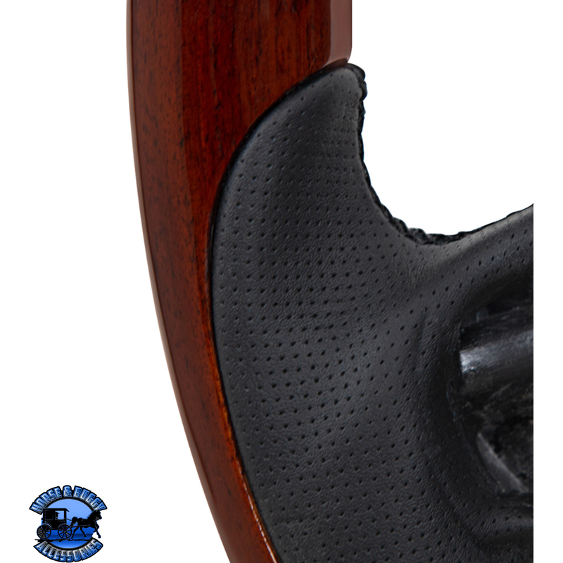 18" YOURGRIP WOOD STEERING WHEEL FOR 2012-2021 PETERBILT 579 & 2013-2021 KENWORTH T680 #88189 steering wheel Dark Slate Gray