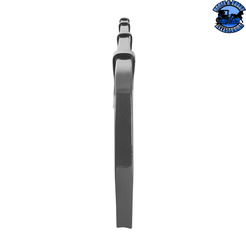 Black Straight Mud Flap Hangers With Mounting Hardware #67032