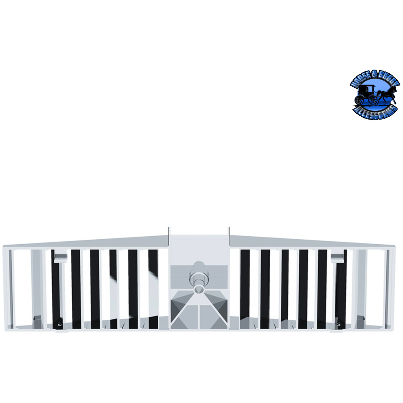 Chrome Plastic Center Top A/C Defroster Vent For Freightliner Classic (1989-2010) & FLD (1989-2009) #41111 A/C Vent Dark Slate Gray