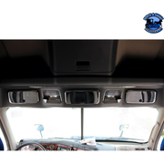 Overhead Center Trim With Storage Compartment For 2008-2017 Freightliner Cascadia #42318 Overhead Center Trim Light Gray