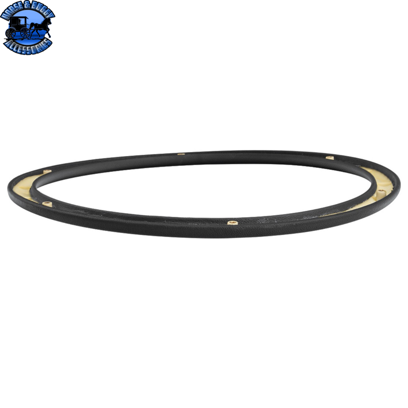 18" Black Leather Replacement Rim For United Pacific Leather Rim Steering Wheels #88149