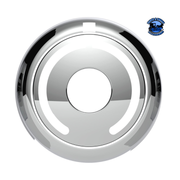 CHROME PLASTIC A/C CONTROL 6-PIECE DIAL COVERS FOR 2018-2023 FREIGHTLINER CASCADIA #42426 Dial Cover Gray