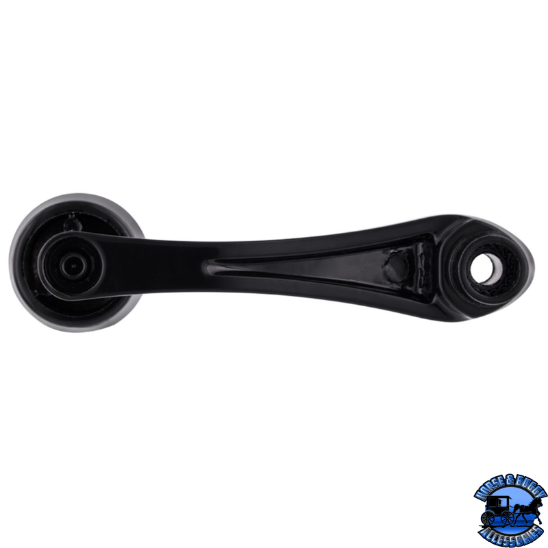 24037  Black Die-Cast Window Crank With 16-Spline 7/16” OD Adapter - Plain #24037