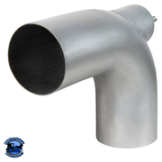 UNITED PACIFIC ALUMINIZED EXHAUST ELBOW FOR FREIGHTLINER CENTURY 04-17476-000 #FLCE-17476-000 EXHAUST Dark Gray