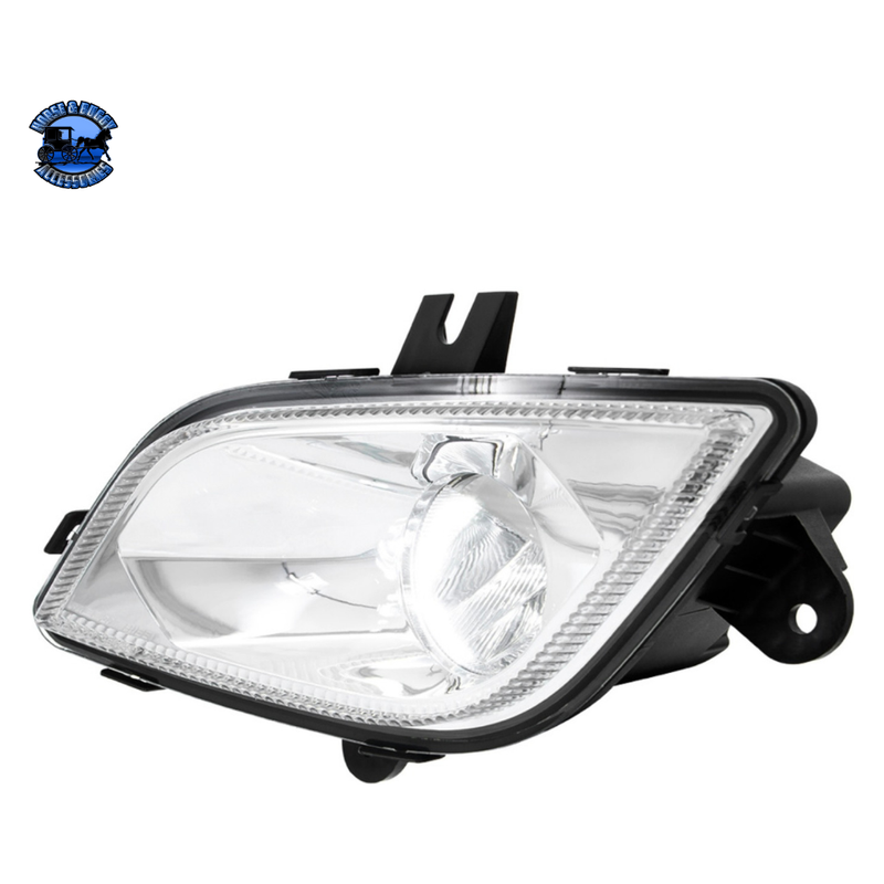 SINGLE LED FOG LIGHT FOR 2018-2024 FREIGHTLINER CASCADIA - COMPETITION SERIES (Choose Color) (Choose Side) Headlight Chrome / Driver's Side,Chrome / Passenger's Side,Black / Driver's Side,Black / Passenger's Side Dark Slate Gray