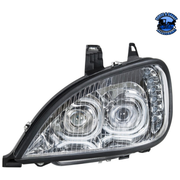 HIGH POWER LED PROJECTION HEADLIGHT FOR 2001-2020 FREIGHTLINER COLUMBIA (Choose Color) (Choose Side) LED Headlight Chrome / Driver's Side,Chrome / Passenger's Side,Black / Driver's Side,Black / Passenger's Side Dark Slate Gray