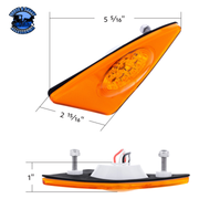 9 LED COMPETITION SERIES FENDER LIGHT FOR 2007-2017 KENWORTH T660 (Choose Side) (Choose Lens) FENDER LIGHT Driver's Side / Amber,Driver's Side / Clear,Passenger's Side / Amber,Passenger's Side / Clear Dark Slate Gray