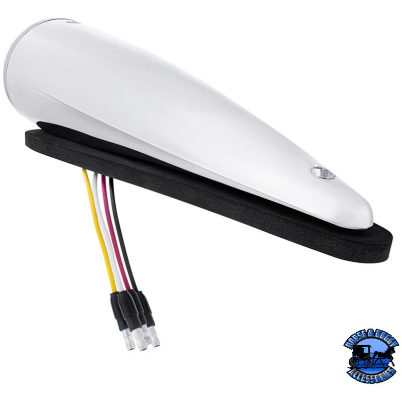 DOUBLE FURY 17 LED DUAL FUNCTION WATERMELON TORPEDO CAB LIGHT (Choose LED Color) CAB LIGHT Amber and Blue,Amber and Green,Amber and Purple Dark Slate Gray