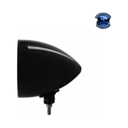 Black "Billet" Style Groove Headlight Crystal H4 Bulb #32666 HEADLIGHT Black