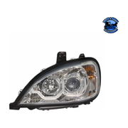 PROJECTION HEADLIGHT WITH DUAL FUNCTION LIGHT BAR FOR 2001-2020 FREIGHTLINER COLUMBIA (Choose Color) (Choose Side) HEADLIGHT Chrome / Driver's Side,Chrome / Passenger's Side,Black / Driver's Side,Black / Passenger's Side Dim Gray