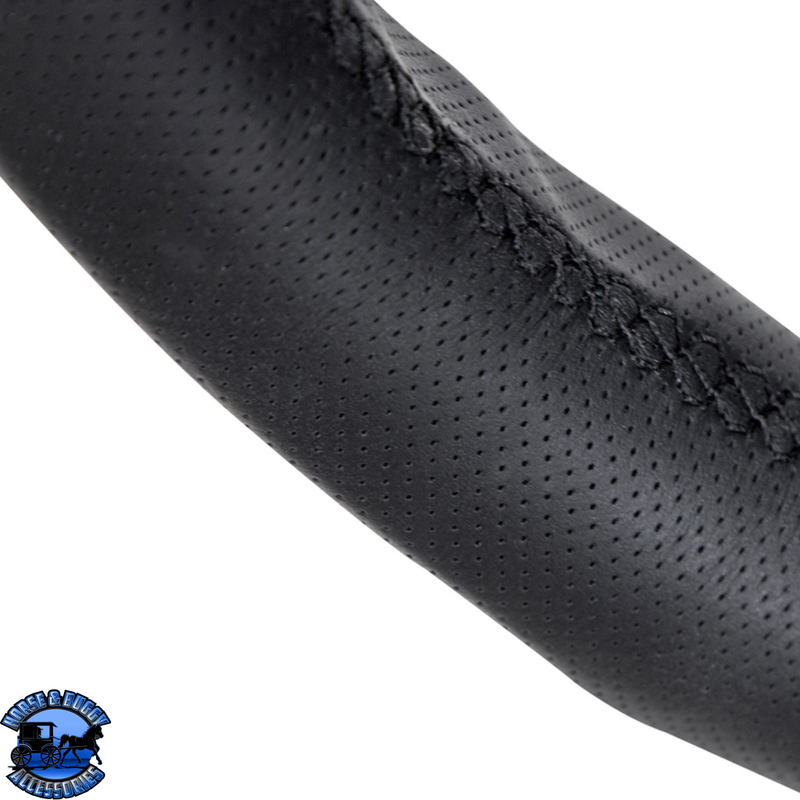 18" YOURGRIP LEATHER AND WOOD STEERING WHEEL FOR 2012-2021 PETERBILT 579 & 2013-2021 KENWORTH T680 #88190 steering wheel Dark Slate Gray