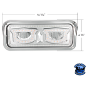 HIGH POWER LED HEADLIGHT WITH TURN SIGNAL AND POSITION LIGHT (Choose Side) (Choose Finish) LED Headlight Chrome / Driver's Side,Chrome / Passenger's Side,Black / Driver's Side,Black / Passenger's Side Light Gray