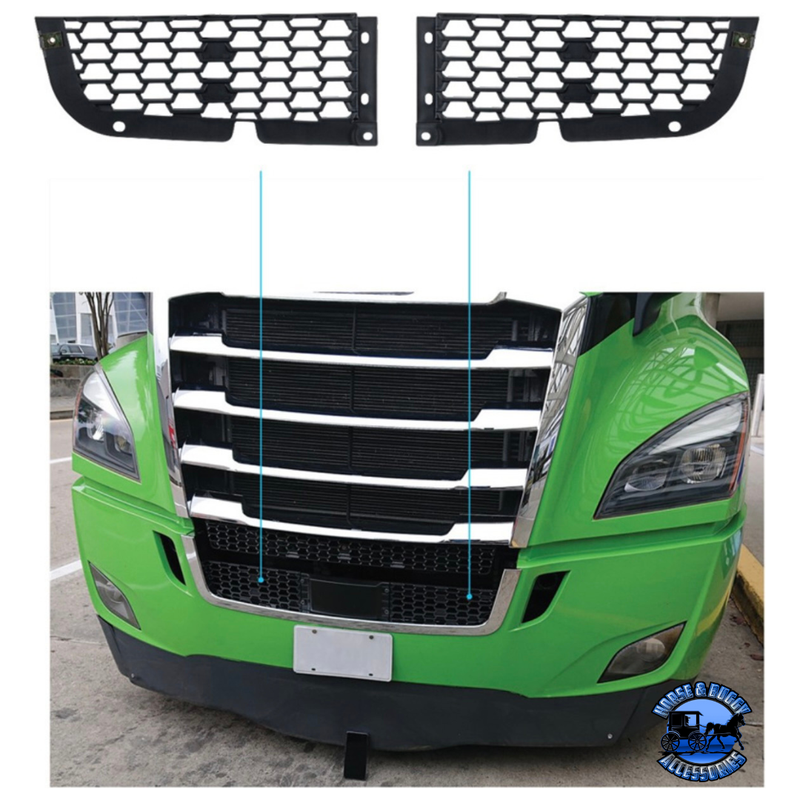 Bumper Mesh For 2018-2024 Freightliner Cascadia- Driver & Passenger #42486 Bumper Mesh Dark Slate Gray