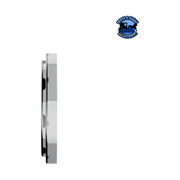 CHROME PLASTIC SMALL GAUGE BEZEL FOR FREIGHTLINER (With or Without Visor) Gauge Bezel With,Without Gray