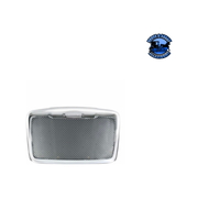 MESH GRILLE WITH BUG SCREEN & LOGO MOUNT FOR 2008-2017 FREIGHTLINER CASCADIA (Choose Color) Grille Chrome Slate Gray