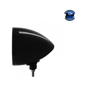 Black "Billet" Style Groove Headlight H4 Bulb With 34 Amber LED #32667 HEADLIGHT Black