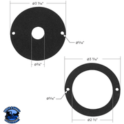 FOAM GASKETS FOR CAB LIGHTS (2 PCS) #30305B-3 gasket Dark Slate Gray