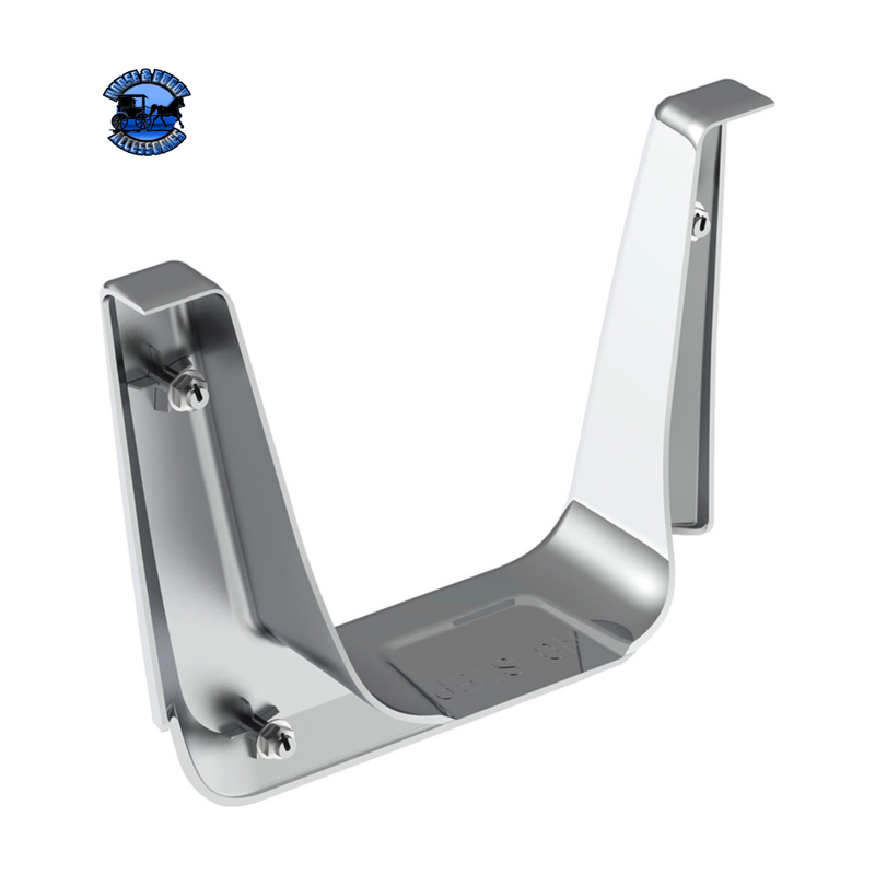 CHROME PLASTIC FUEL TANK FAIRING TRIM FOR 2018-2024 FREIGHTLINER CASCADIA #42424 FREIGHTLINER CASCADIA Light Slate Gray