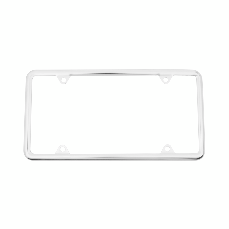 Chrome Slim License Plate Frame