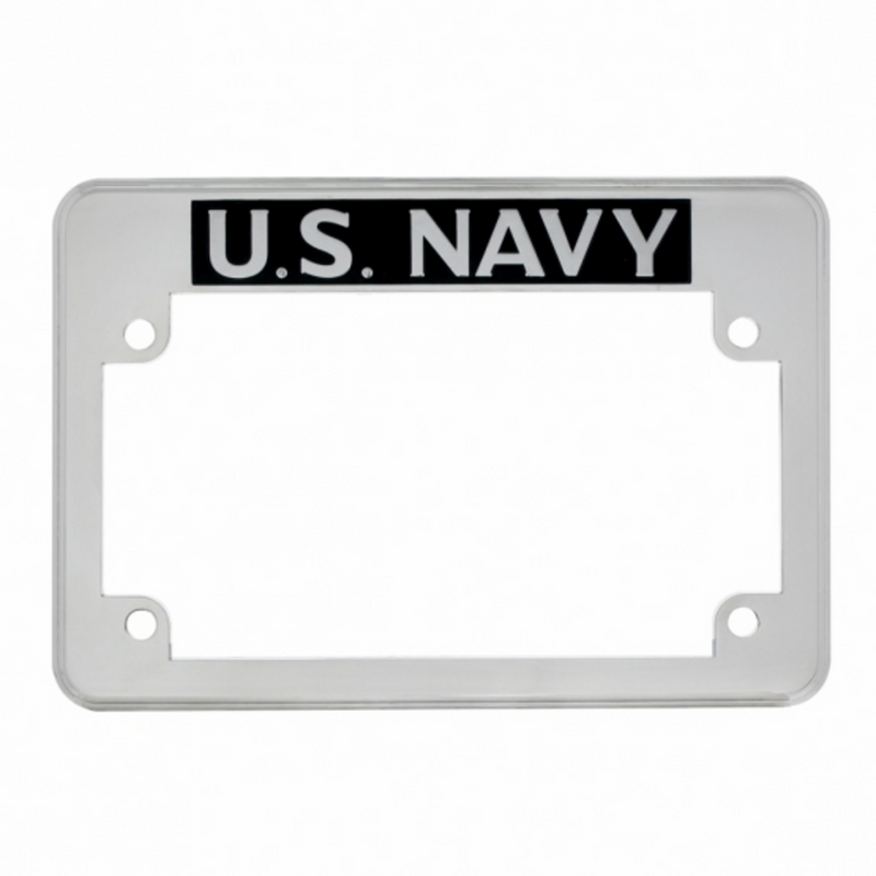 UP-50085 "U.S. Navy" Motorcycle License Plate Frame
