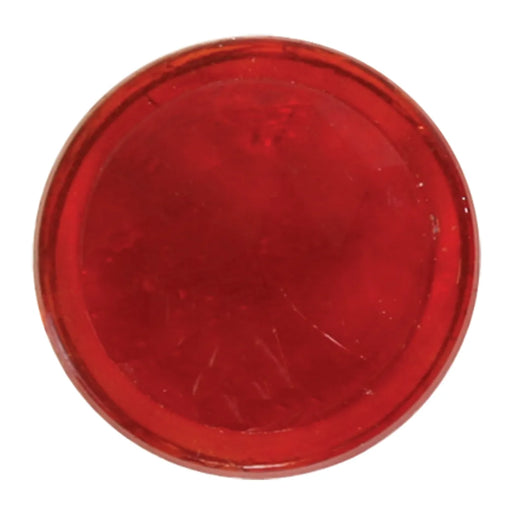 #50108 Color Glass Dots and Chrome Rims RED DOTS ONLY glass dot Brown