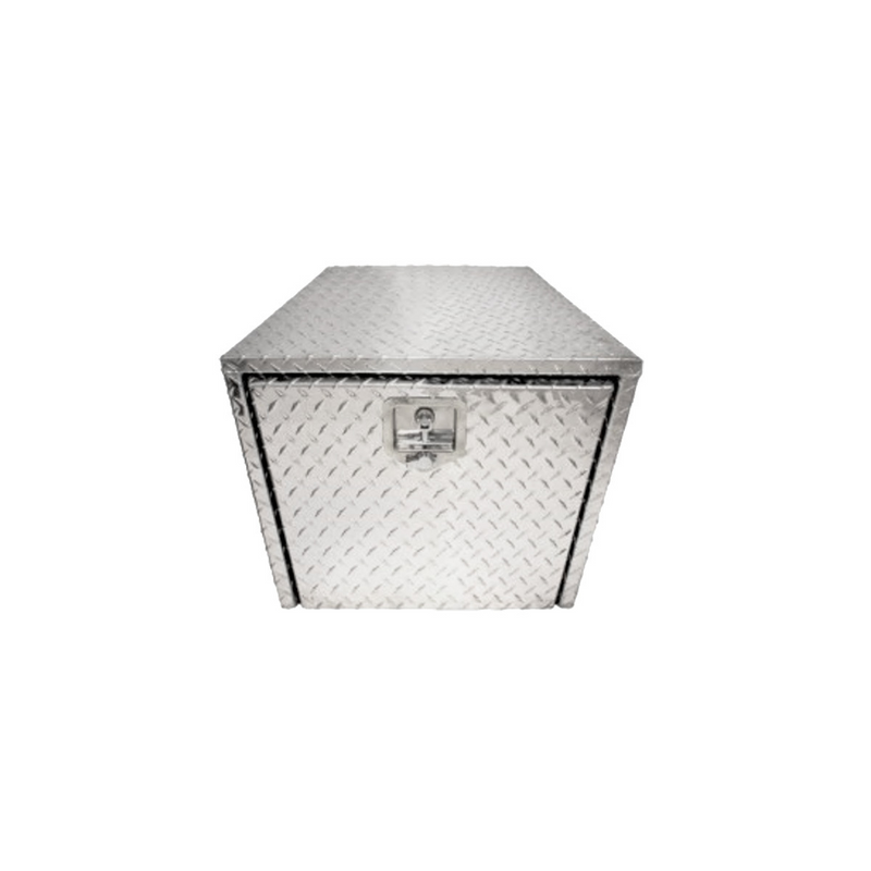 24"L X 18"W X 18"H Aluminum Diamond Plate Tool Box
