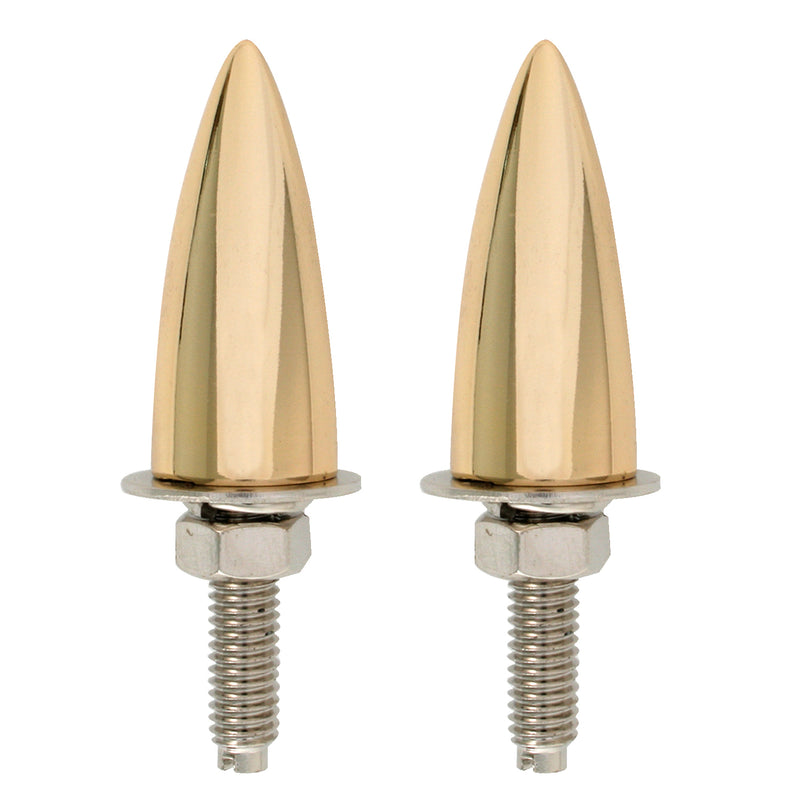 50606 Large Bullet Fastener Set Gold Plated