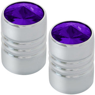 50874 Universal Tire Valve Stem Cvr w/ Purple Crystal
