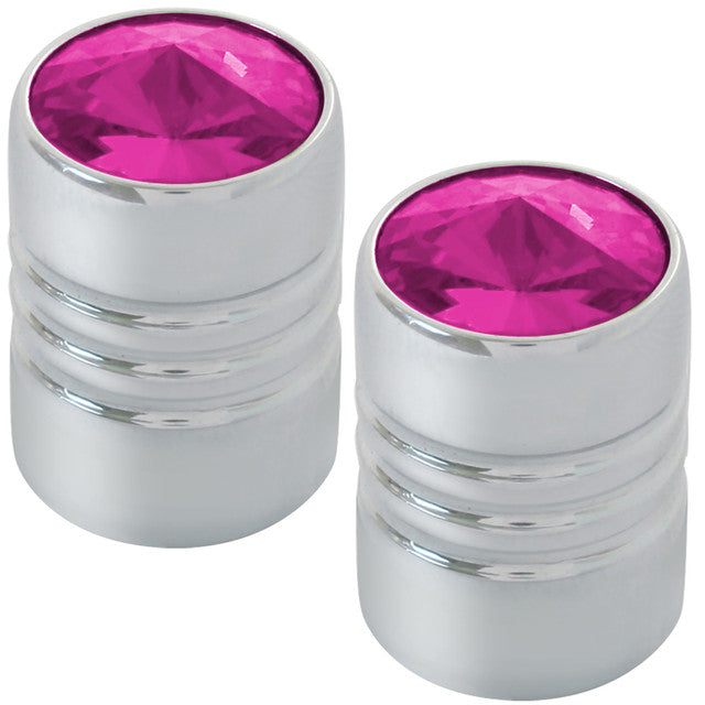 50877 Universal Tire Valve Stem Cvr w/Pink Crystal