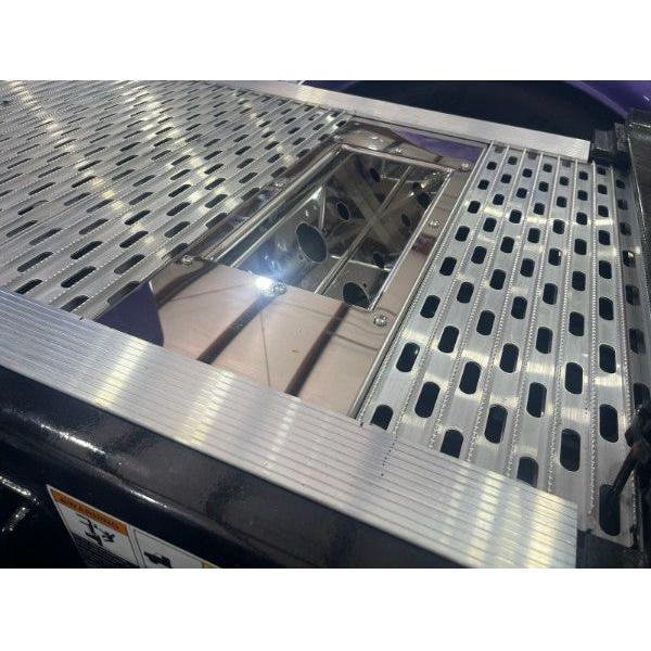 #9001 11 GAUGE STAINLESS (NEW STYLE SLIDE IN) RECESSED Airline BOX /SINGLE ELECTRIC DUAL AIR (FOR MERRITT DECK PLATES) AIR LINE BOX Light Slate Gray