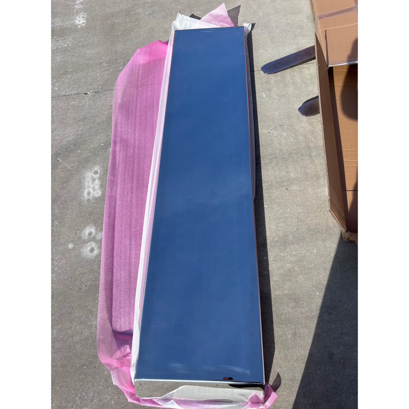 #SSQTP20MT Universal Bumper Stainless 20" blind mount (mitered end) (No Holes) (No bm plates) BUMPER Dark Gray