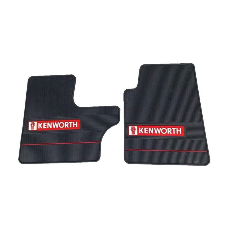 Kenworth W900, T800, T600, T300 AeroCab & Extended Daycab 2008 & Up Floor Mats (FMKWL0G0S-NG) Floor Mat Dark Slate Gray