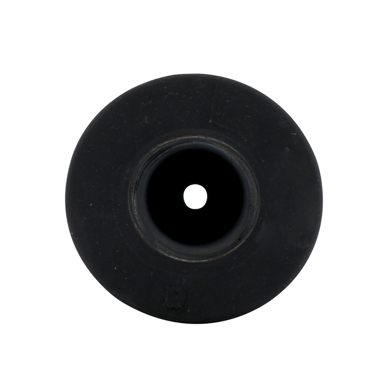 Juego de puños de goma para motocicleta, color negro, 1" o 1-1/8" (25/28 mm) (par)