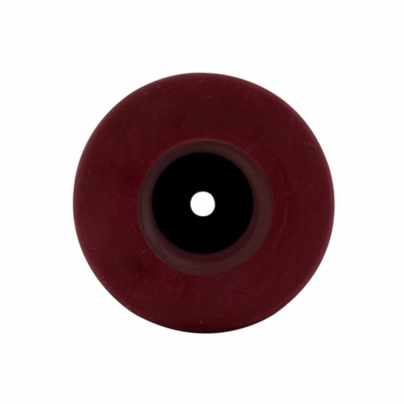 Juego de puños de goma para motocicleta, color rojo, 1" o 1-1/8" (25/28 mm) (a granel) (par)