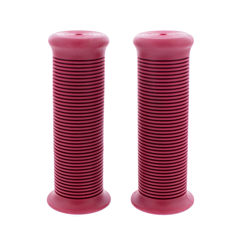 Juego de puños de goma para motocicleta, color rojo, 7/8" o 1" (22/25 mm) (a granel) (par)