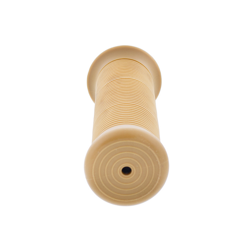 Natural Color Motorcycle Rubber Grip Set - 7/8" or 1" (22/25mm) (Bulk) (Pair)
