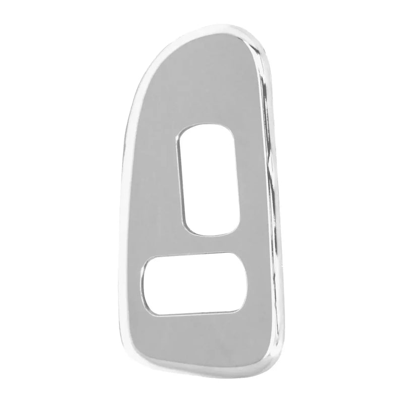 CR. PLASTIC WINDOW SWITCH TRIM PASSENGER, 2 HOLES, PETE 2006+ #52008 Gray
