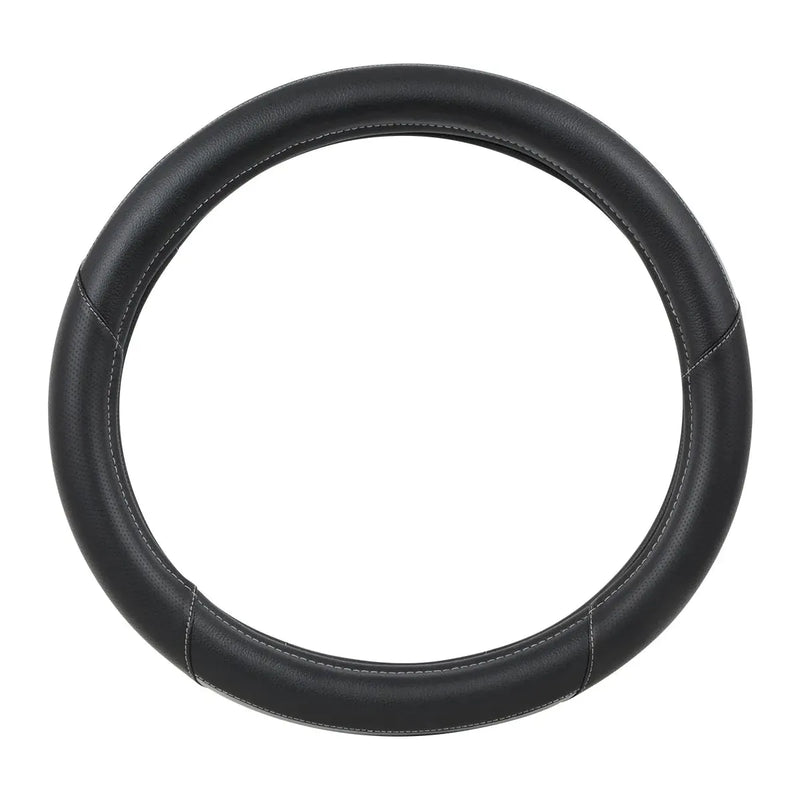 54066 18" DELUXE STEERING WHEEL CVR CENTER GRAY & BLACK Dark Slate Gray